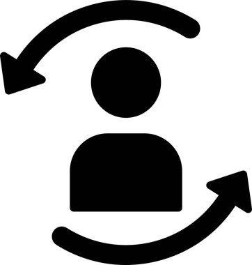 Kolayca düzenleyebilen veya düzenleyebilen Kullanıcı Vektörü simgesi