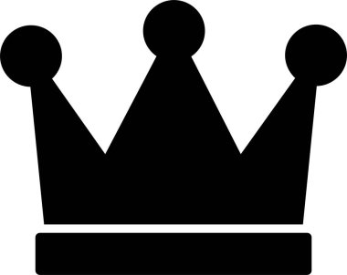 Kral Crown Vektör simgesi Kolayca değiştirilebilir veya düzenlenebilir