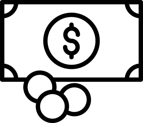 Dollar Icône Vectorielle Qui Peut Facilement Modifier Modifier — Image vectorielle