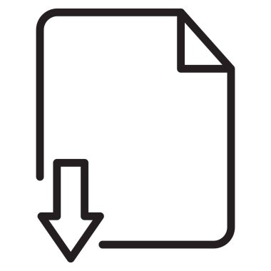 Kolayca düzenleyebilen ve düzenleyebilen Belge İzole Edilmiş Vektör simgesi indir