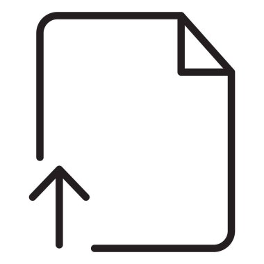 Dosyayı kolayca düzenleyebilen ya da düzenleyebilen izole edilmiş Vektör simgesini yükle