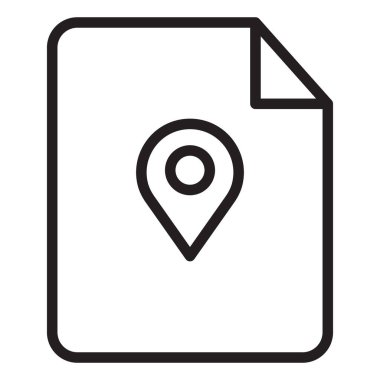 Kolayca düzenleyebilen ya da düzenleyebilen izole edilmiş vektör simgesi