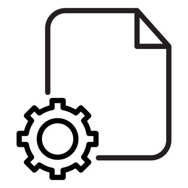 Kolayca düzenleyebilen ya da düzenleyebilen izole edilmiş vektör simgesi ayarları