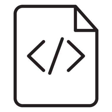 Dosya izole edilmiş vektör simgesi programlanıyor. Bu simge kolayca değiştirilebilir veya düzenlenebilir