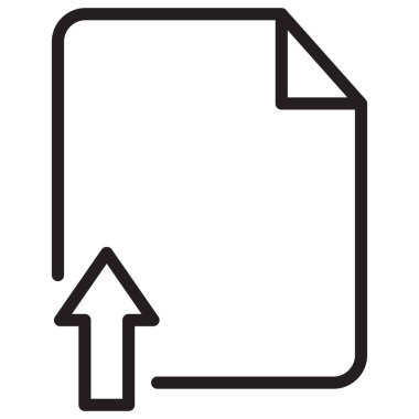 Dosyayı kolayca düzenleyebilen ya da düzenleyebilen izole edilmiş Vektör simgesini yükle