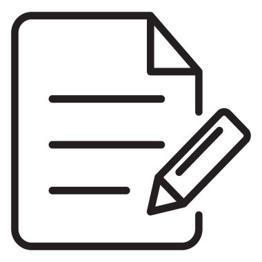 Kolayca düzenleyebilen ya da düzenleyebilen yalıtılmış vektör simgesi oluştur