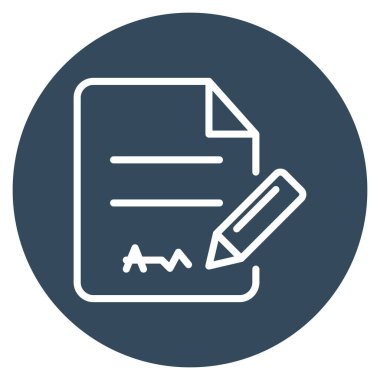 Dosya izole edilmiş vektör simgesini kolaylıkla düzenleyebilen ya da düzenleyebilen sözleşmeye ekle