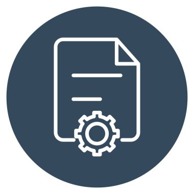 Veri dosyası izole edilmiş vektör simgesi kolayca değiştirilebilir ya da düzenlenebilir