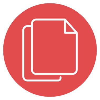 Kolayca düzenleyebilen ya da düzenleyebilen izole edilmiş vektör simgesini çoğalt