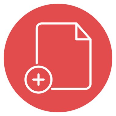 Kolayca düzenleyebilen ya da düzenleyebilen izole edilmiş vektör simgesi ekle