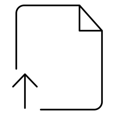 Dosyayı kolayca düzenleyebilen ya da düzenleyebilen izole edilmiş Vektör simgesini yükle