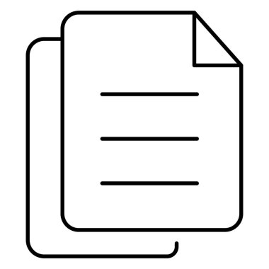 Kolayca düzenleyebilen ya da düzenleyebilen izole edilmiş vektör simgesini çoğalt