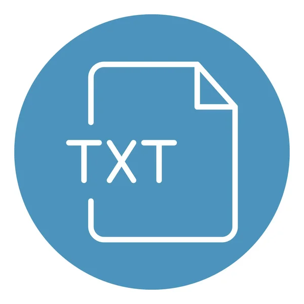 Txt File Isolated Vector Icon Das Leicht Geändert Oder Bearbeitet — Stockvektor