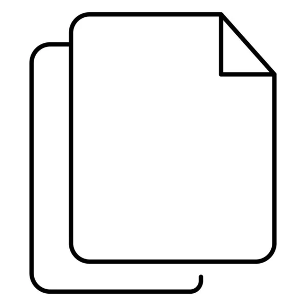 Fichiers Double Isolation Icône Vectorielle Qui Peut Facilement Modifier Modifier — Image vectorielle