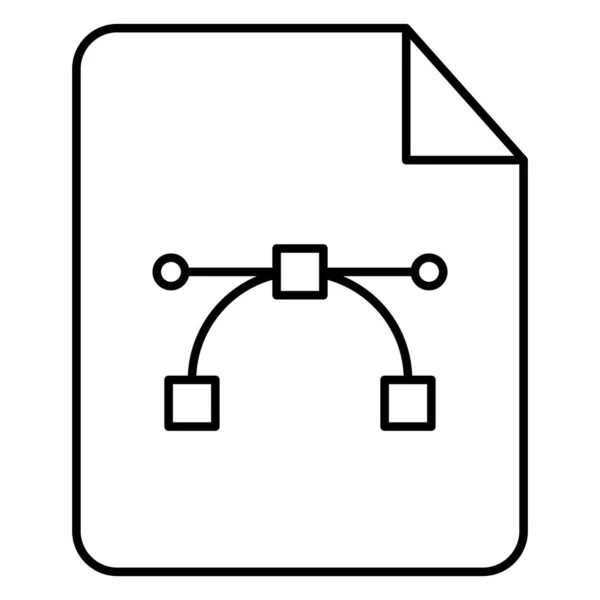 Fichier Art Isolé Icône Vectorielle Qui Peut Facilement Modifier Modifier — Image vectorielle