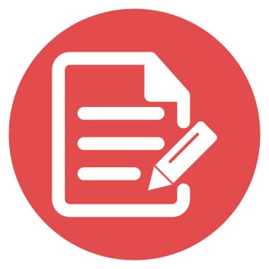 Kolayca düzenleyebilen ya da düzenleyebilen yalıtılmış vektör simgesi oluştur