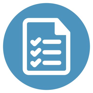 Kontrol listesi dosyası izole edilmiş Vektör simgesi kolayca düzenleyebilir ya da düzenleyebilir