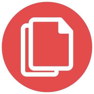 Kolayca düzenleyebilen ya da düzenleyebilen izole edilmiş vektör simgesini çoğalt