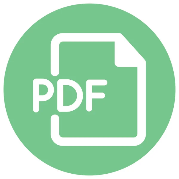 Pdf File Isolated Vector Icon Das Leicht Geändert Oder Bearbeitet — Stockvektor