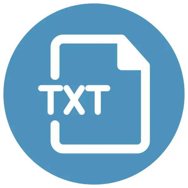 Txt File Izolált Vector Ikon Amely Könnyen Módosíthatja Vagy Szerkesztheti — Stock Vector