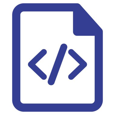 Dosya izole edilmiş vektör simgesi programlanıyor. Bu simge kolayca değiştirilebilir veya düzenlenebilir