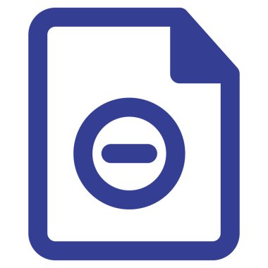 Kolayca düzenleyebilen ya da düzenleyebilen dosya izole edilmiş Vektör simgesini sil