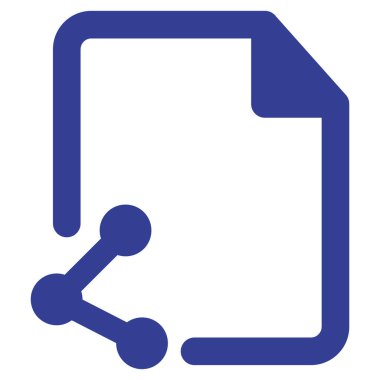 Dosyaları kolaylıkla düzenleyebilen ya da düzenleyebilen izole edilmiş Vektör simgesini paylaş