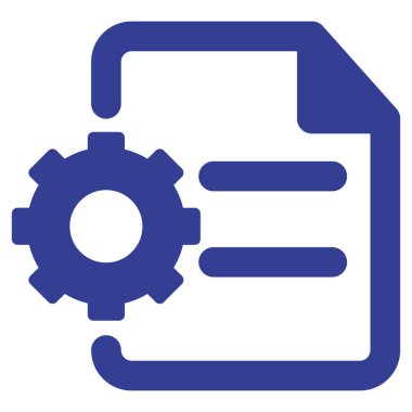 Kolayca düzenleyebilen ya da düzenleyebilen izole edilmiş vektör simgesi ayarları