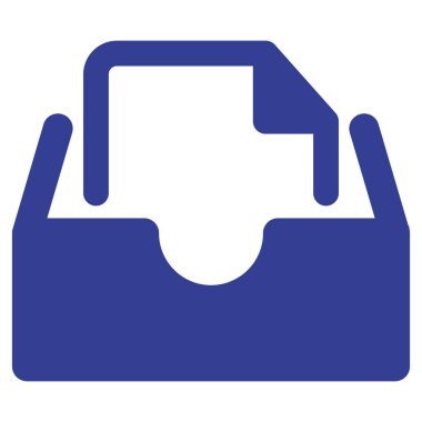 dosya çekmecesi izole edilmiş vektör simgesi kolayca düzenlenebilir ya da düzenlenebilir