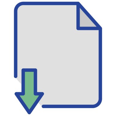 Kolayca düzenleyebilen ve düzenleyebilen Belge İzole Edilmiş Vektör simgesi indir