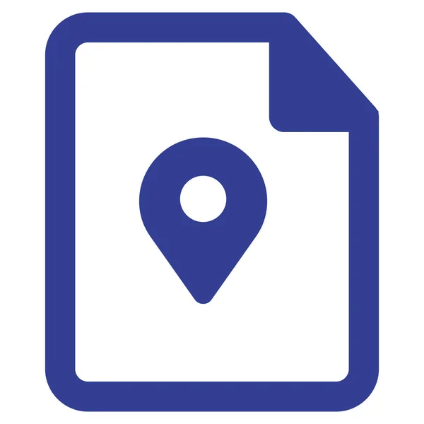 Location File Isolated Vector Icon Which Can Easily Modify Edit — Stock Vector