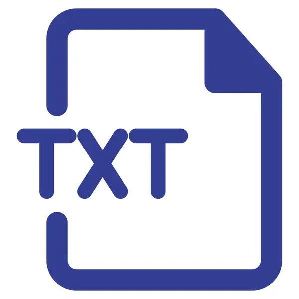 Txt Αρχείο Απομονωμένο Εικονίδιο Διάνυσμα Που Μπορεί Εύκολα Τροποποιήσει Επεξεργαστεί — Διανυσματικό Αρχείο