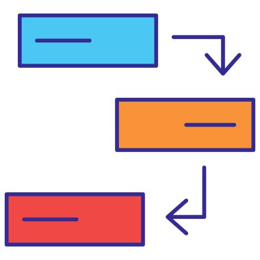 Planlama stratejisi izole edilmiş Vektör simgesi kolayca düzenlenebilir ya da düzenlenebilir
