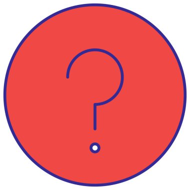 Kolayca düzenleyebilen ya da düzenleyebilen izole edilmiş vektör simgesini sorgula