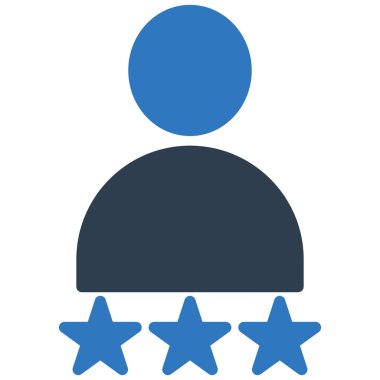 Müşteri derecelendirme izole Vektör simgesi kolayca düzenleyebilir ya da değiştirebilir