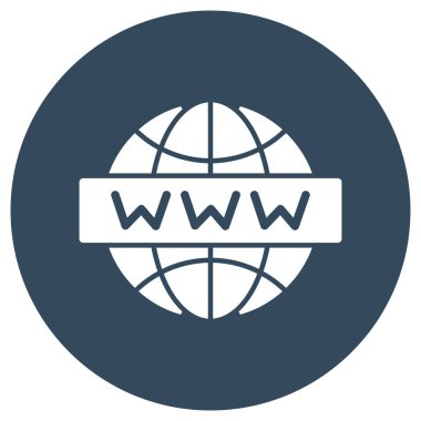 Kolayca düzenleyebilen ve düzenleyebilen Alan Adı İzole Vektör simgesi