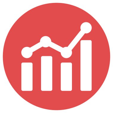 Kolayca değiştirebilen ya da düzenleyebilen İstatistiksel İzole Vektör simgesi