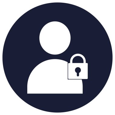 Kolayca değiştirebilen ya da düzenleyebilen özel profil izole edilmiş Vektör simgesi