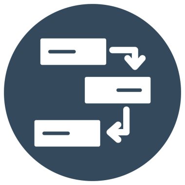 Planlama stratejisi izole edilmiş Vektör simgesi kolayca düzenlenebilir ya da düzenlenebilir