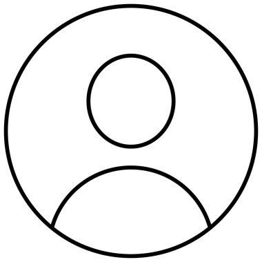 Kolayca değiştirebilen veya düzenleyebilen Kullanıcı İzole Vektör simgesi