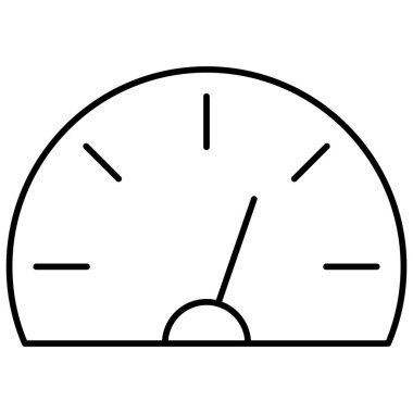 Hız göstergesi izole edilmiş Vektör simgesi kolayca değiştirilebilir veya düzenlenebilir