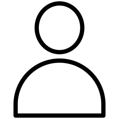 Kolayca değiştirebilen ya da düzenleyebilen Avatar izole edilmiş Vektör simgesi