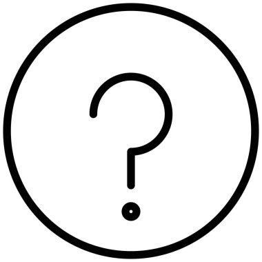 Kolayca düzenleyebilen ya da düzenleyebilen izole edilmiş vektör simgesini sorgula