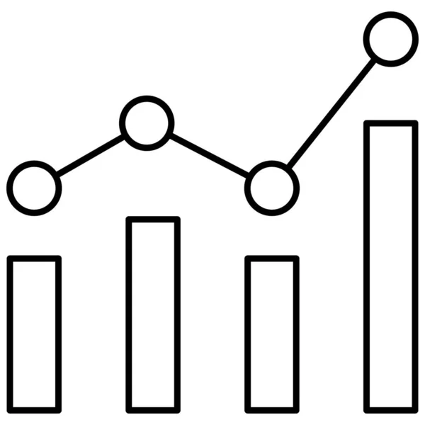 Statistiques Isolé Icône Vectorielle Qui Peut Facilement Modifier Modifier — Image vectorielle