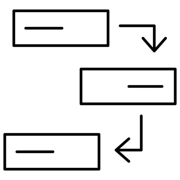 Estrategia Planificación Icono Vector Aislado Que Puede Modificar Editar Fácilmente — Vector de stock