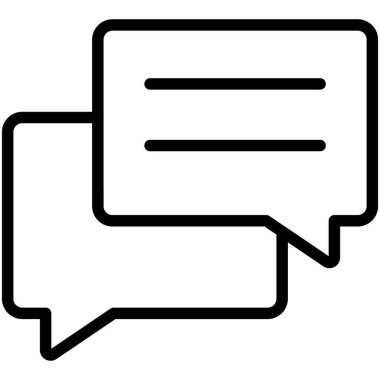 İleti Kabarcıkları İzole Vektör simgesi kolayca düzenleyebilir ya da değiştirebilir