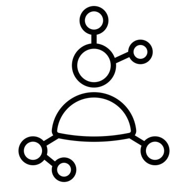 Kolayca değiştirebilen ya da düzenleyebilen sosyal ağ izole edilmiş Vektör simgesi