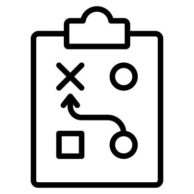 Kolayca değiştirebilen veya düzenleyebilen Strateji İzole Vektör simgesi