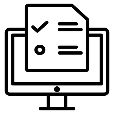 Çevrimiçi İnceleme İzole Vektör simgesi kolayca düzenleyebilir ya da değiştirebilir