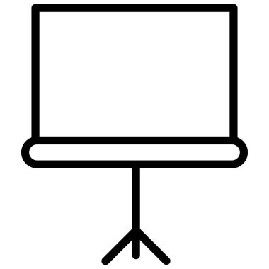 Kolayca değiştirebilen ya da düzenleyebilen karatahta izole edilmiş Vektör simgesi